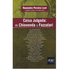 COISA JULGADA - DE CHIOVENDA A FAZZALARI