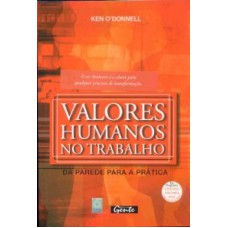 VALORES HUMANOS NO TRABALHO - 1