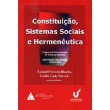 CONSTITUIÇÃO, SISTEMAS SOCIAIS E HERMENÊUTICA