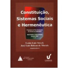 CONSTITUIÇÃO, SISTEMAS SOCIAIS E HERMENÊUTICA