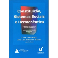 CONSTITUIÇÃO, SISTEMAS SOCIAIS E HERMENÊUTICA