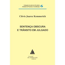 SENTENÇA OBSCURA E TRÂNSITO EM JULGADO