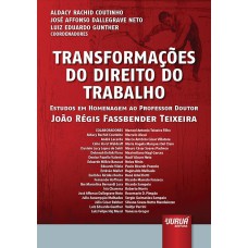 TRANSFORMAÇÕES DO DIREITO DO TRABALHO - ESTUDOS EM HOMENAGEM AO PROFESSOR DOUTOR JOÃO RÉGIS FASSBENDER TEIXEIRA