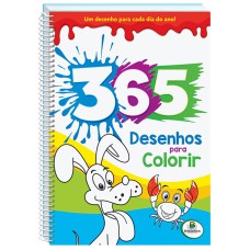 365 DESENHOS PARA COLORIR/AZUL (ESPIRAL)