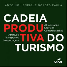 CADEIA PRODUTIVA DO TURISMO - ATRATIVOS, TRANSPORTE, HOSPEDAGEM, ALIMENTAÇÃO, SERVIÇOS, COMERCIAL