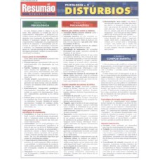 RESUMAO: PSICOLOGIA 2 - DISTURBIOS - 1