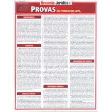 PROVAS NO PROCESSO CIVIL - RESUMAO - 1º