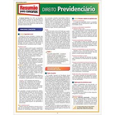 RESUMAO CONCURSOS DIREITO PREVIDENCIARIO