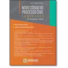 NOVO CODIGO DE PROCESSO CIVIL COMPARADO LEI N. 13.105/2015 COM LEI N. 5.8 - 1