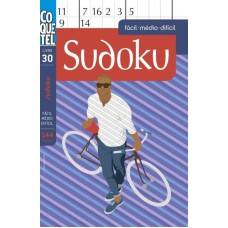 SUDOKU - NÍVEIS FÁCIL MÉDIO DIFÍCIL - LIVRO 30