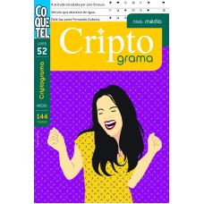 CRIPTOGRAMA - NÍVEL MÉDIO - LIVRO 52