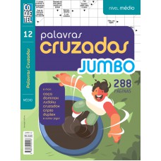 PALAVRAS CRUZADAS JUMBO - NÍVEL MÉDIO - LIVRO 12