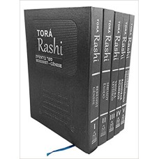 NOVA COLEÇÃO TORA RASHI - 5 VOLUMES