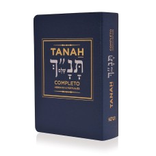 TANAH COMPLETO - HEBRAICO E PORTUGUÊS - AZUL - BIBLIA JUDAICA