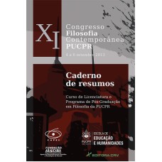 CADERNOS DE RESUMOSXI CONGRESSO DE FILOSOFIA CONTEMPORÂNEA DA PUCPR