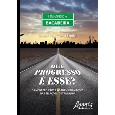 QUE PROGRESSO É ESSE? OS MEGAPROJETOS E AS TRANSFORMAÇÕES NAS RELAÇÕES DE TRABALHO