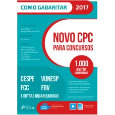 NOVO CPC PARA CONCURSOS - 1.000 QUESTÕES COMOMENTADAS