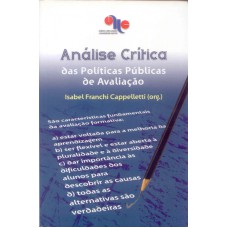 ANALISE CRITICA DAS POLITICAS PUBLICAS DE AVALIACAO