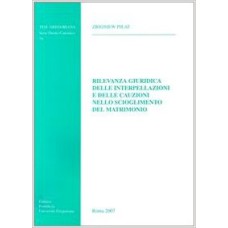 RILEVANZA GIURIDICA DELLE INTERPELLAZIONI E DELLE CAUZIONI NELLO - 1ª