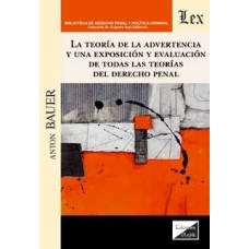 TEORÍA DE LA ADVERTENCIA Y UNA EXPOSICIÓN Y EVALUACION