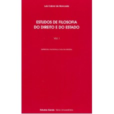 ESTUDOS DE FILOSOFIA DO DIREITO E DO ESTADO 2 VOLS