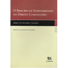 PRINCÍPIO DA SUBSIDIARIEDADE NO DIREITO COMUNITÁRIO, O