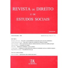 Revista de direito e de estudos sociais: ano LI (XXIX da 2ª série) - N.ºs 1-4