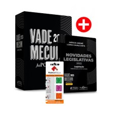 VADE MECUM JUSPODIVM - TRADICIONAL - CAPA PRETA + ETIQUETA MARCA FÁCIL