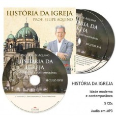 CD HISTORIA DA IGREJA - IDADE ANTIGA C/ 5 CDS